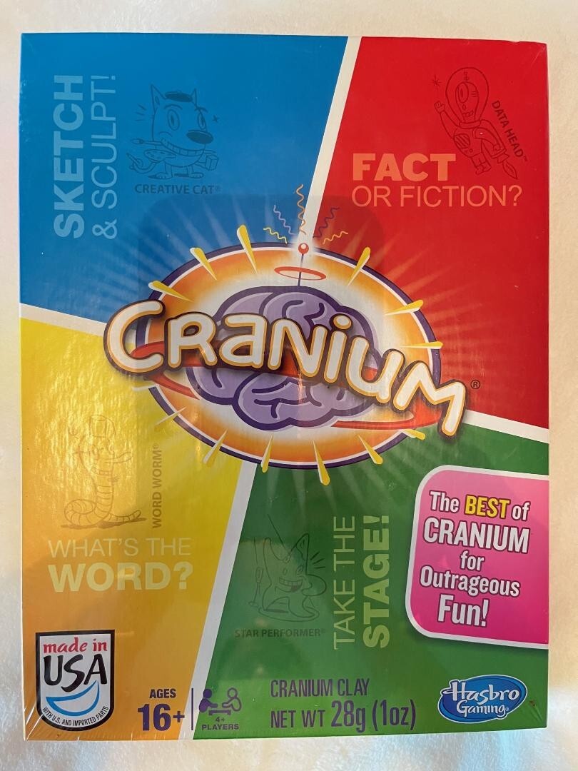 NEW 2013 Hasbro Cranium Board Game Factory Sealed Ages 16+ Made in the U.S.A.