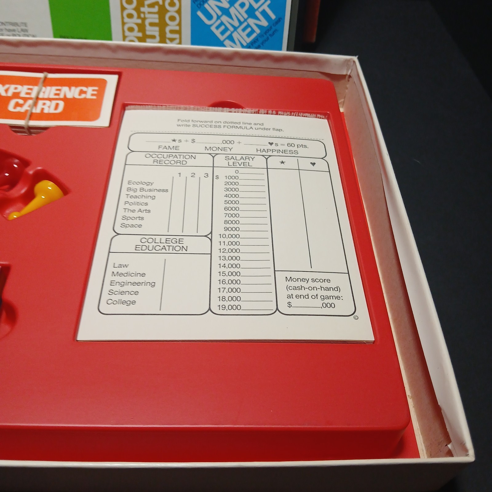 1971 Careers Board Game by Parker Brothers COMPLETE in Great Condition Vintage