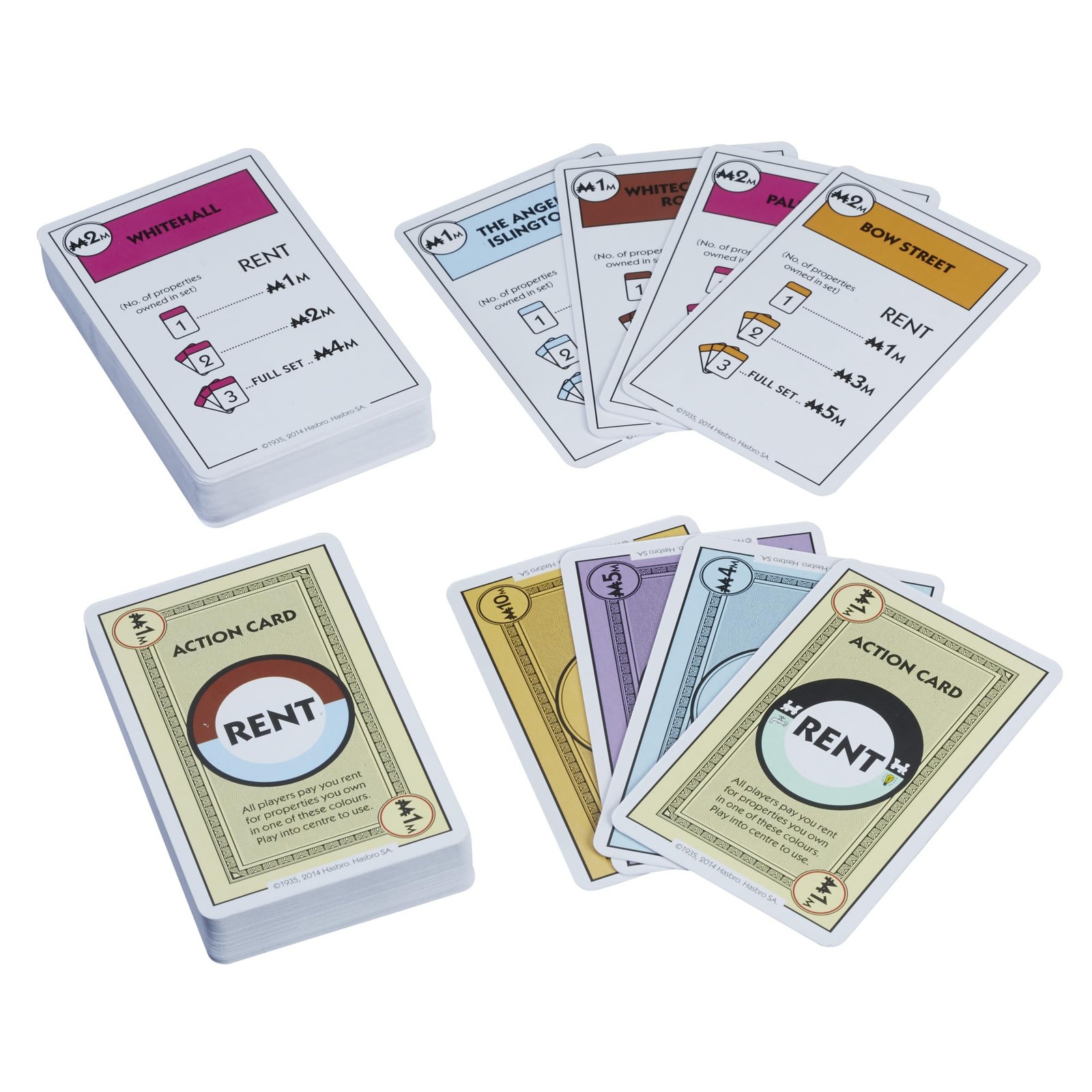 Monopoly Deal Card Game | Quick-Playing 5 1/2″ H, White, Multi-colo