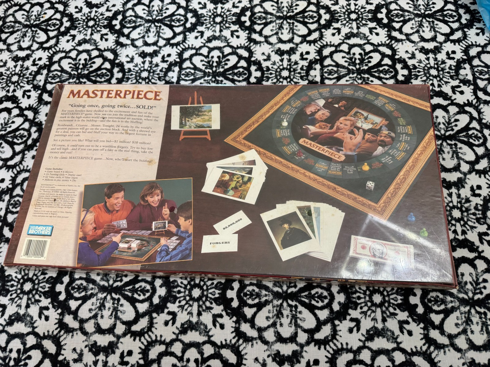 Parker Brothers Masterpiece – The Classic Art Auction Game (1996 Edition) Sealed