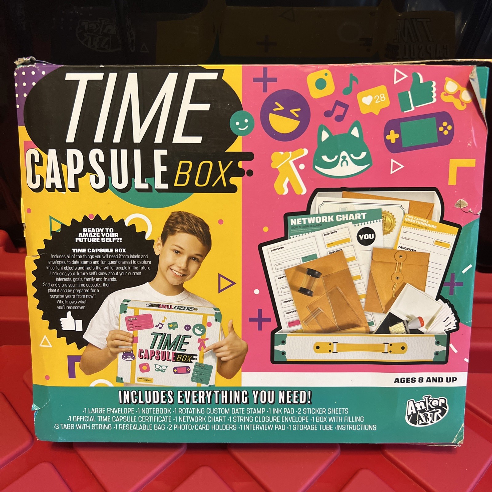 Anker Art TIME CAPSULE BOX Kit Ready to Amaze Your Future Self Age 8+ – NEW!