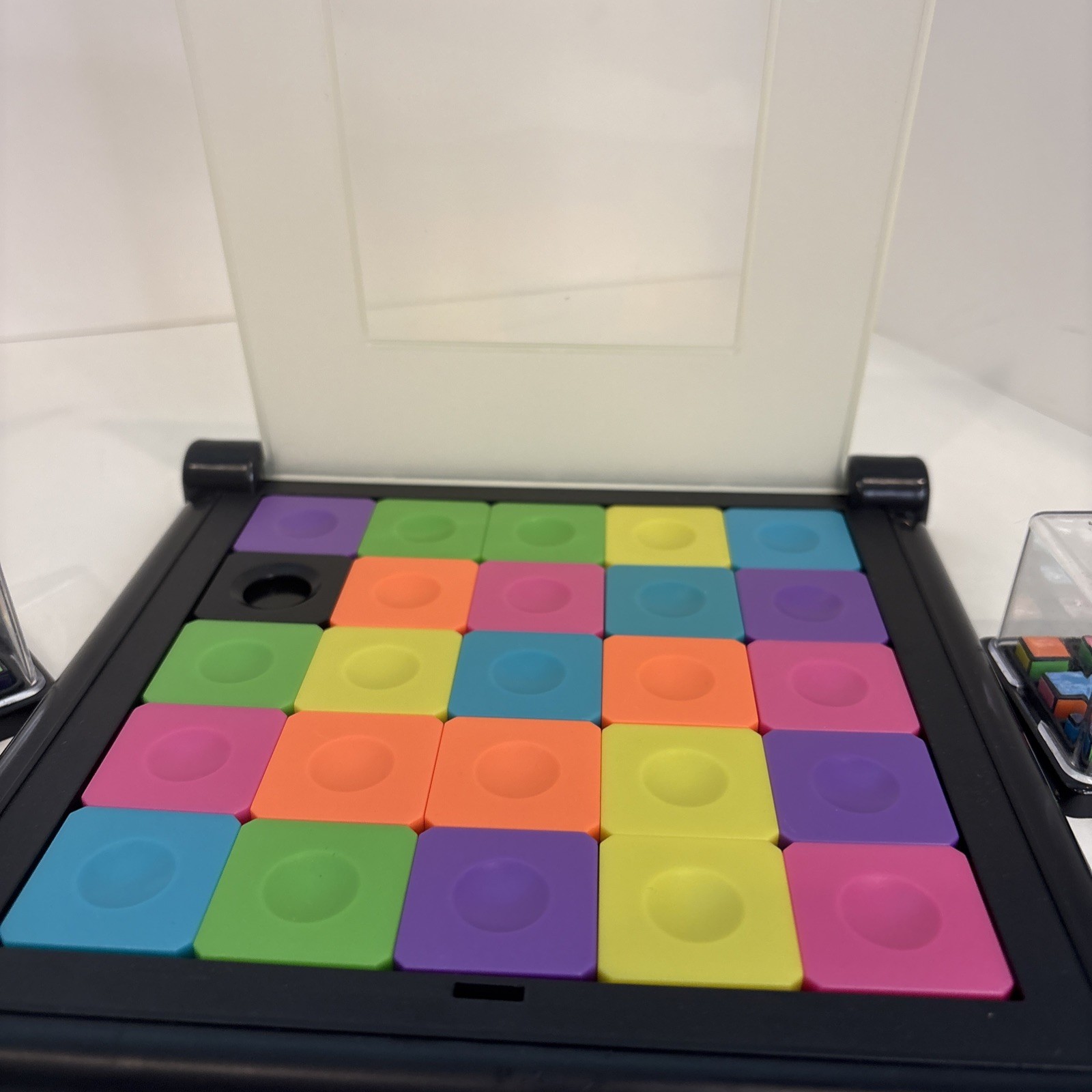 Square Up! 2 Player Tile Puzzle Game Family Ages 6+ Brainbox Complete