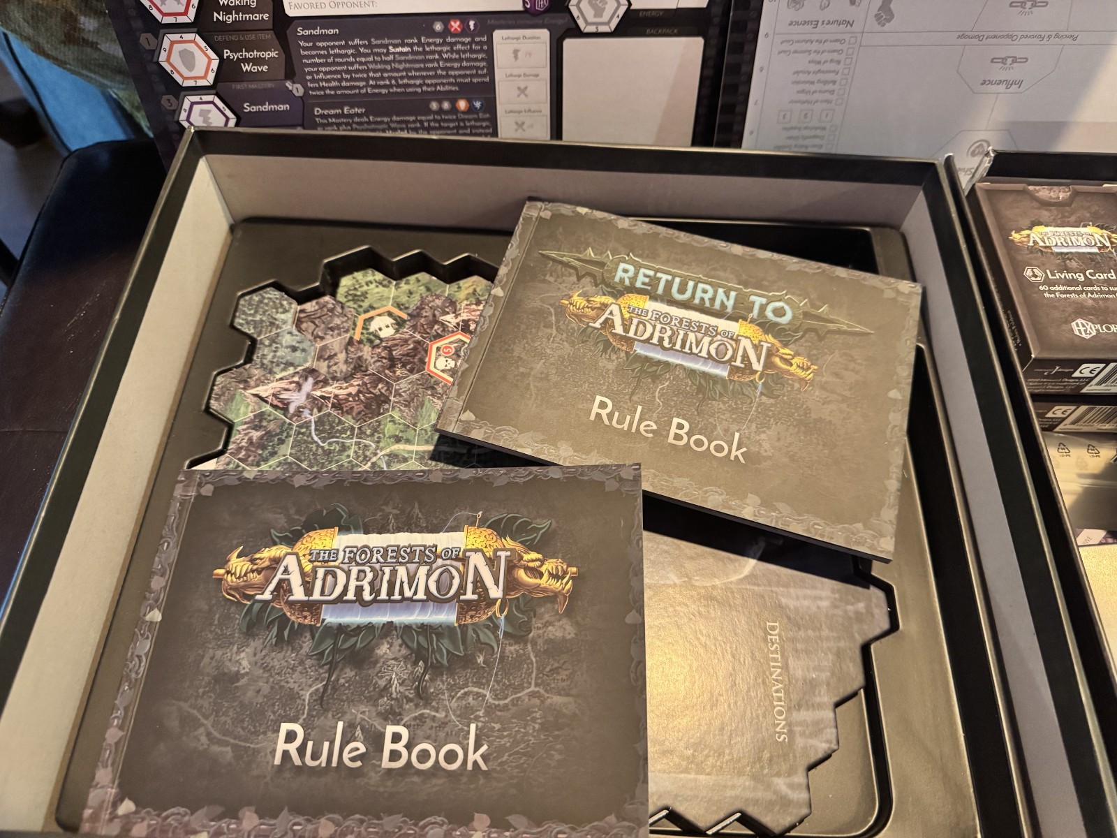 Hexplore It! Forests of Adrimon w/ Return Exp Living Card and Encounter decks