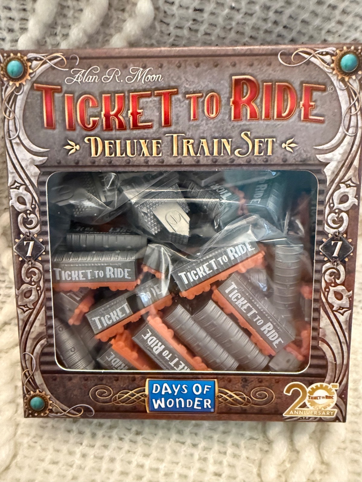 TICKET TO RIDE Deluxe Train Set #7 Orange Trains 20th Anniversary Sealed New