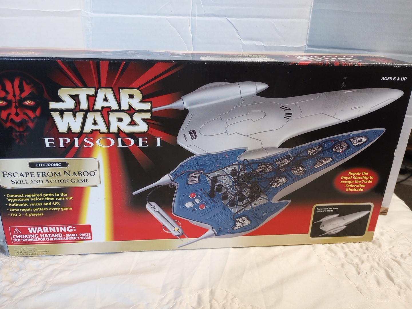 1999 Star Wars Episode 1 “Escape from Naboo” Electronic Skill and Action Game
