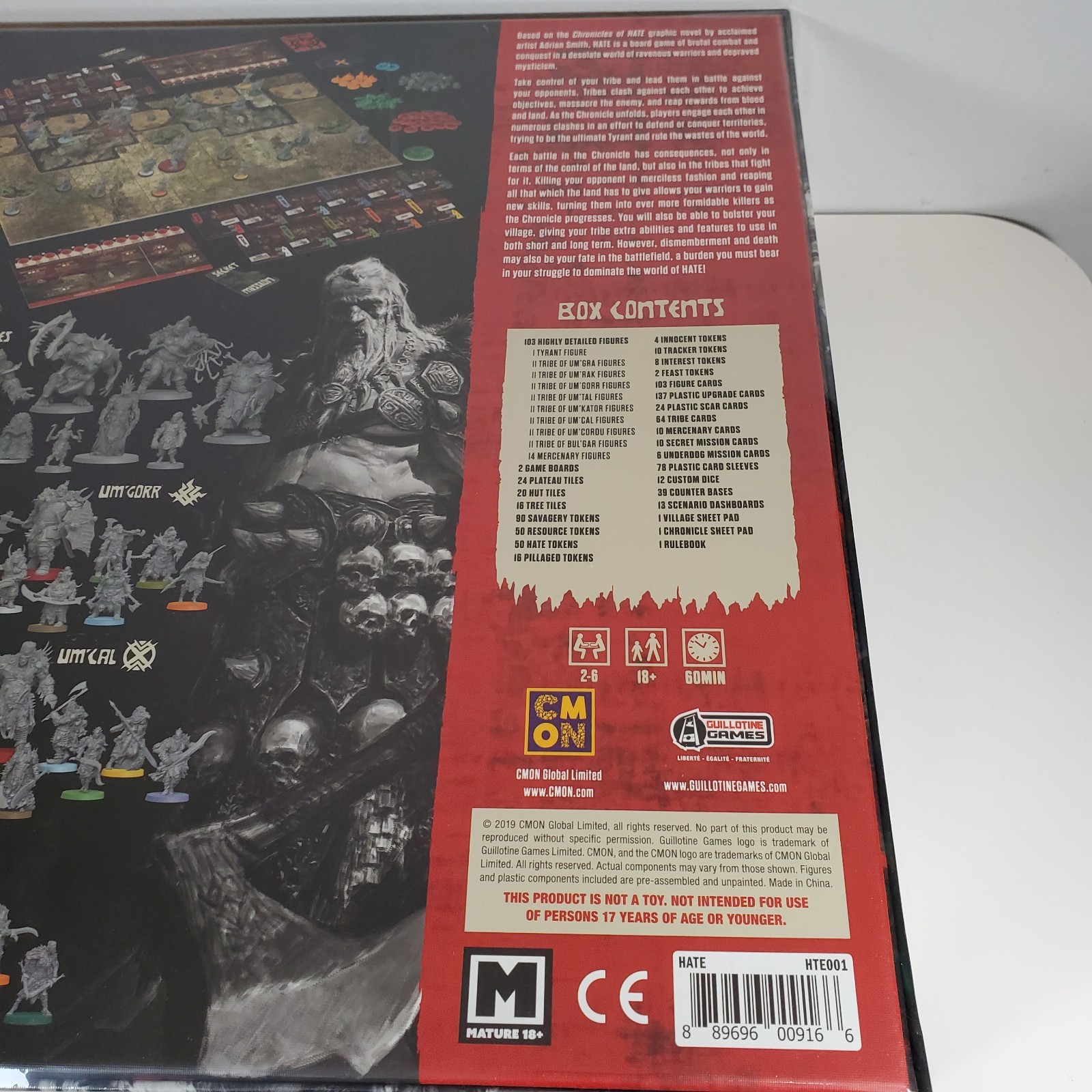 CMON Hate Core Starter Set Board Game Kickstarter Exclusive Adrian Smith New