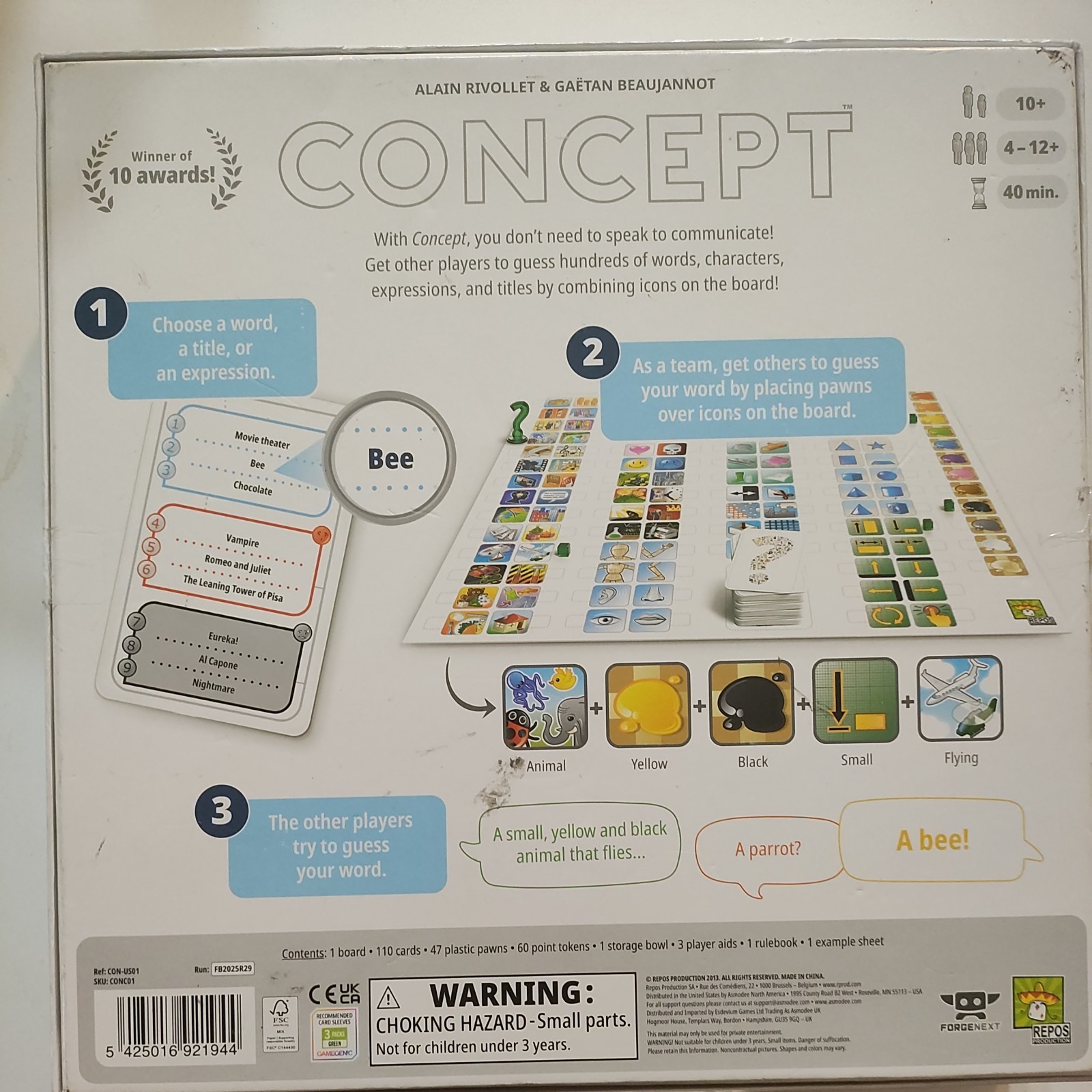 Repos Production Concept Board Game New in Original Packaging Great Price
