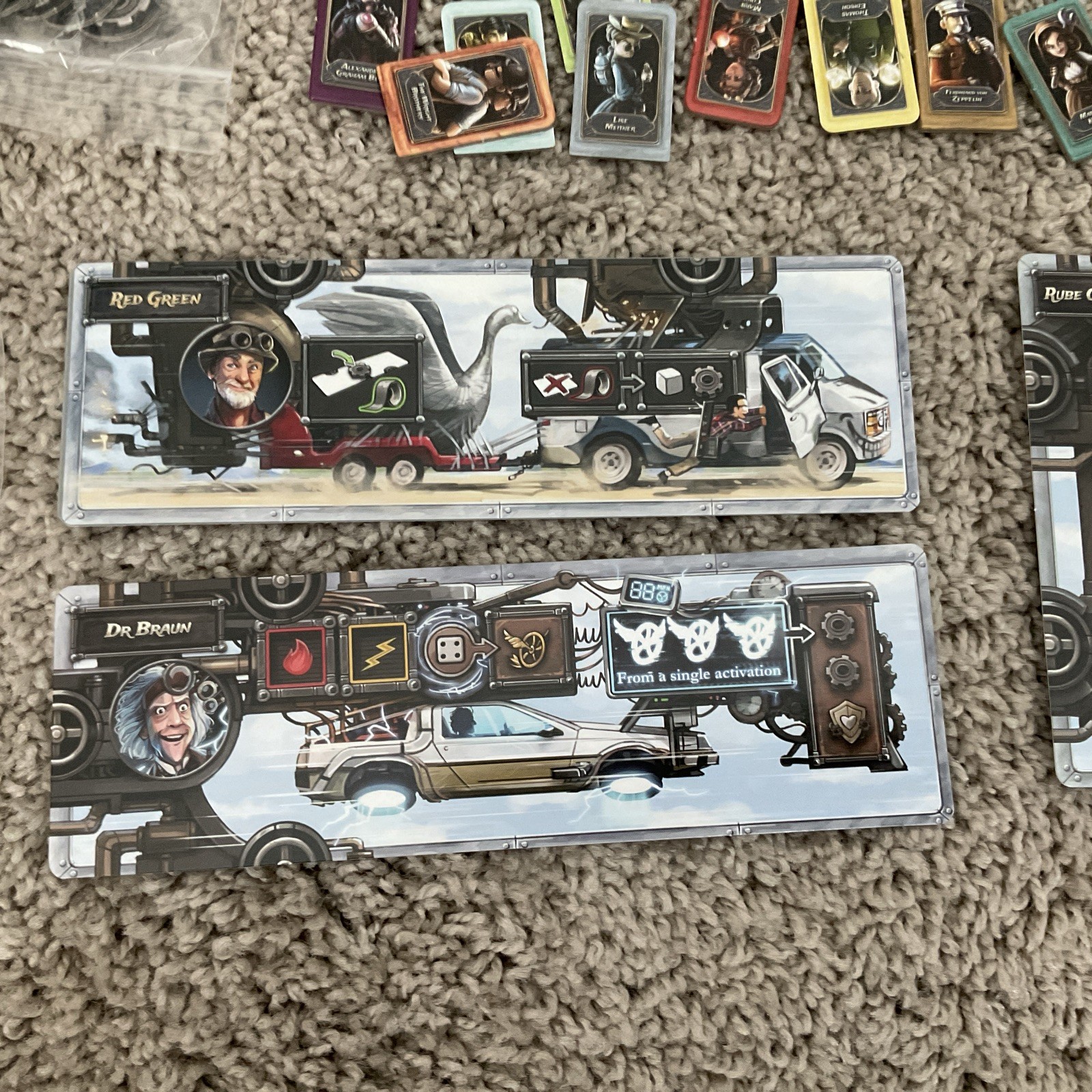 Steampunk Rally Board Game – Roxley – First Run Kickstarter Edition with Extras
