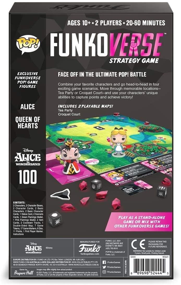 Alice in Wonderland 100 Funkoverse Strategy Game 2-Pack