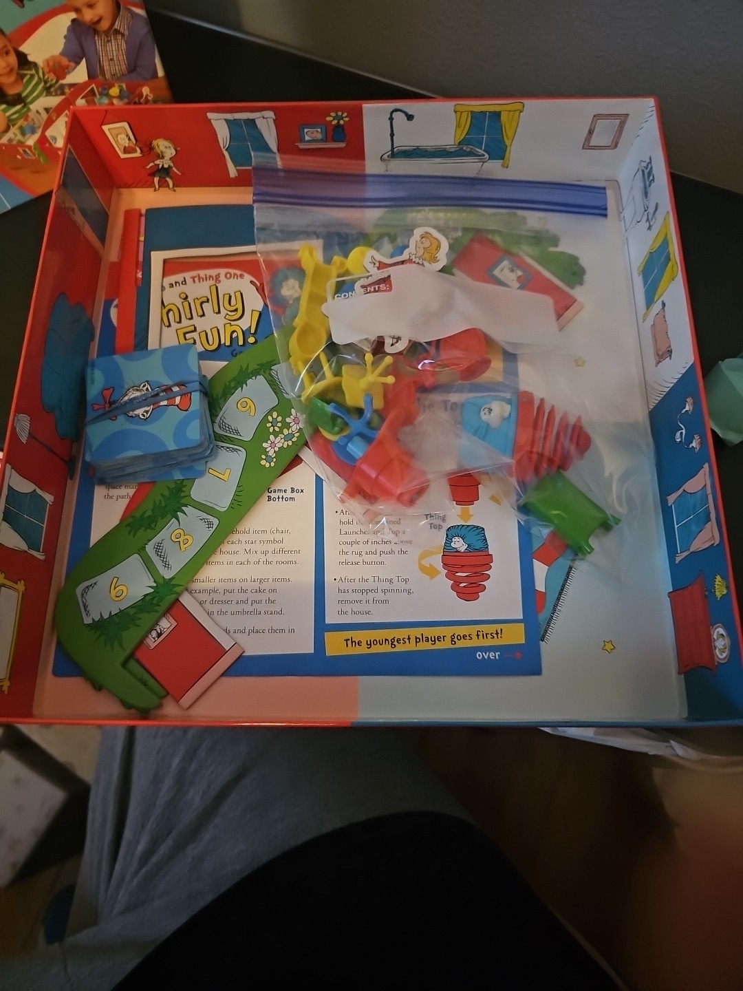 Dr. Seuss Whirly Fun Game COMPLETE Wonder Forge 2016 Kids Family Cat in the Hat