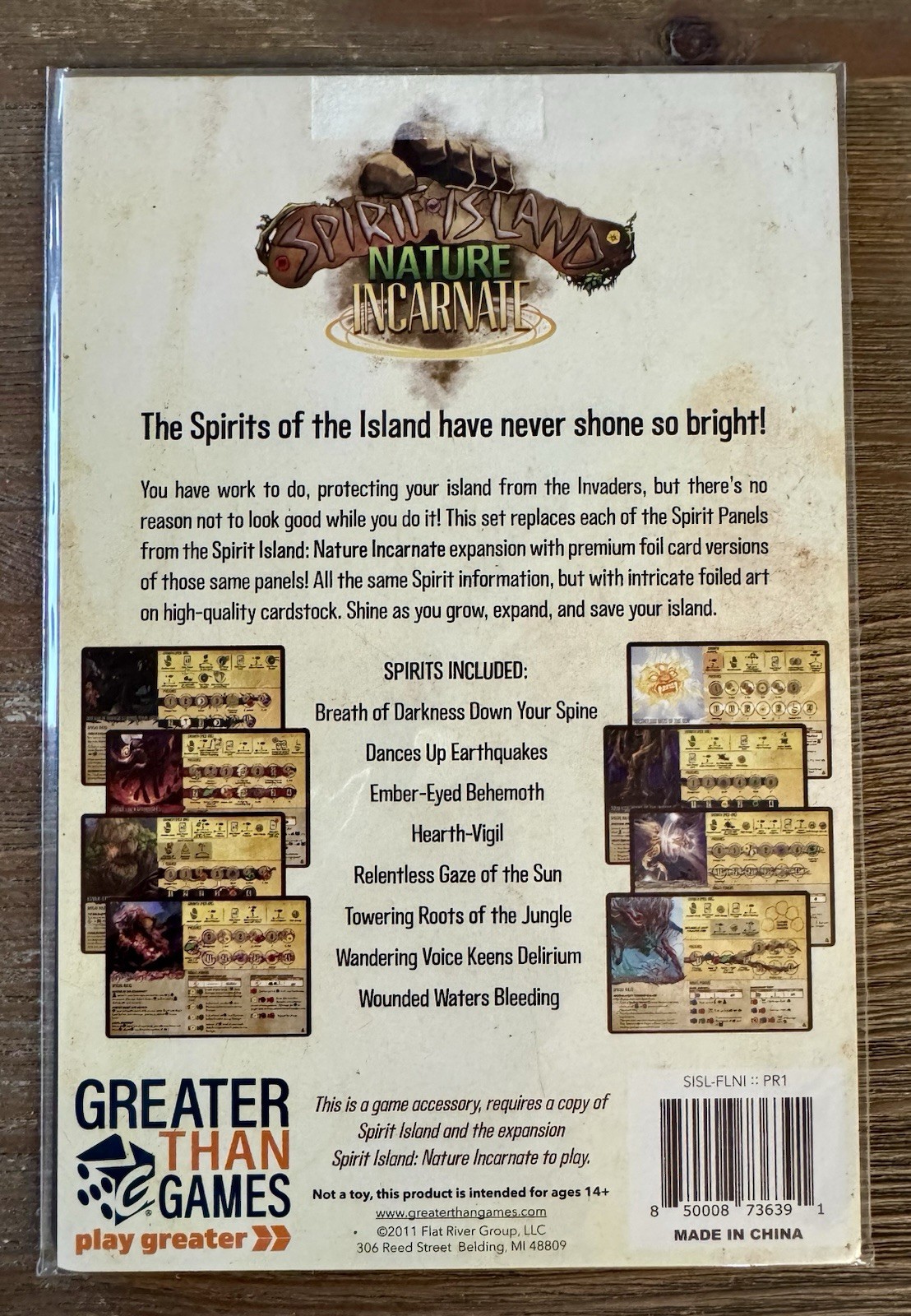 Spirit Island Board Game Lot 5 exp Branch Claw Jagged Earth ++ Premium Tokens