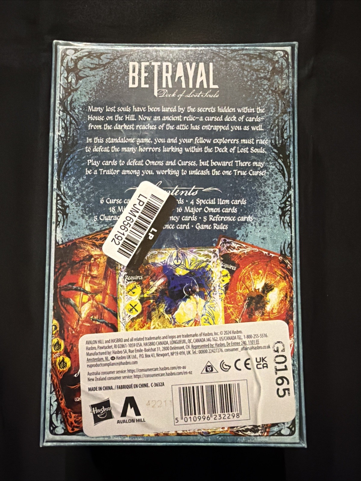 Betrayal Deck of Lost Souls Card Game – Tarot-Inspired, 3-5 Players, Ages 12+