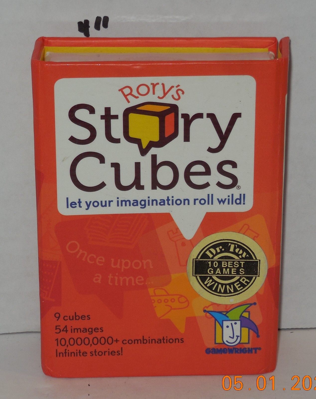 Rorys Story Cubes by GameWright Original Storytelling Dice Game 100% Complete