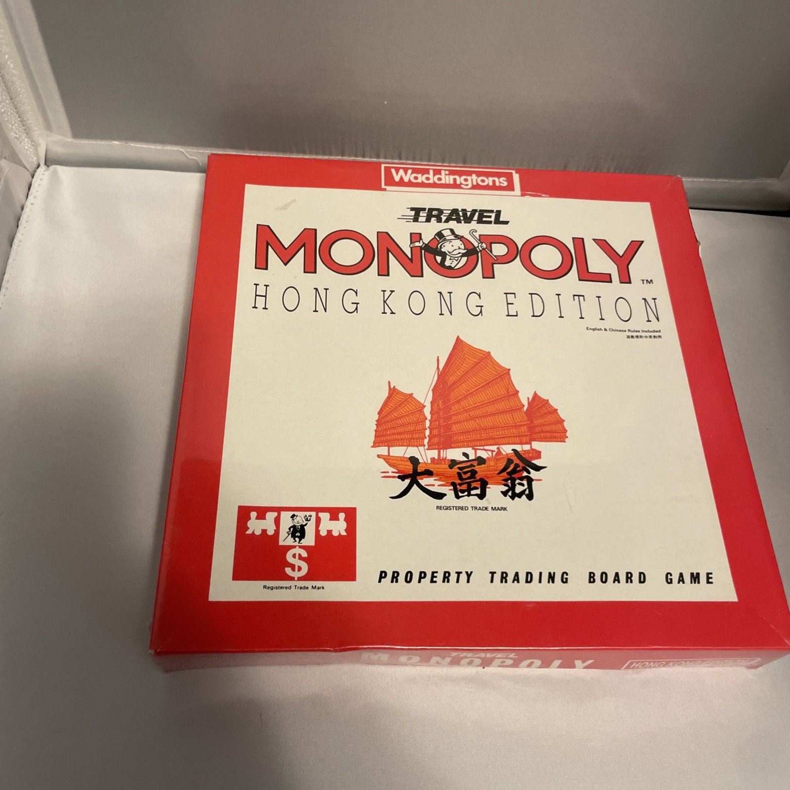 Rare Travel Monopoly Hong Kong Edition Board Game Tonka Corp Waddingtons New HTF