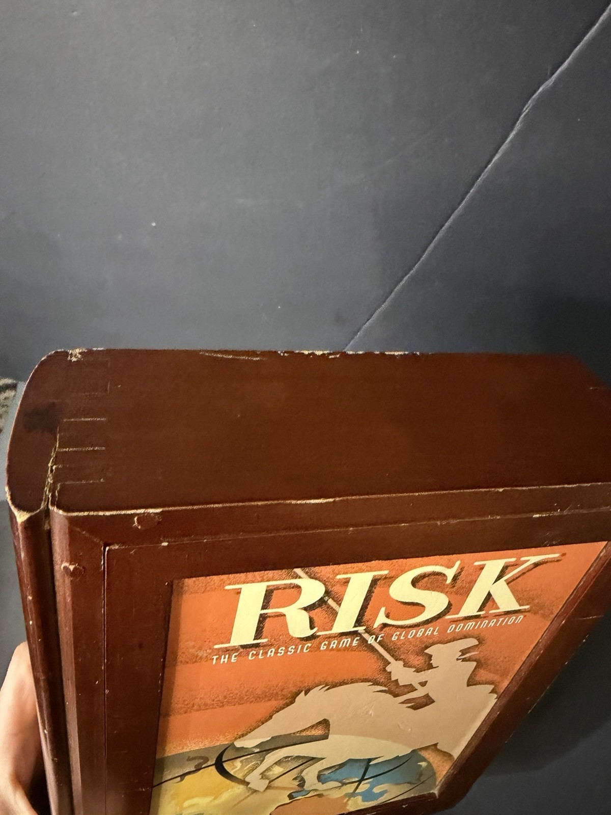 RISK The Classic Game of Global Domination Board Wooden Book Box Parker Brothers