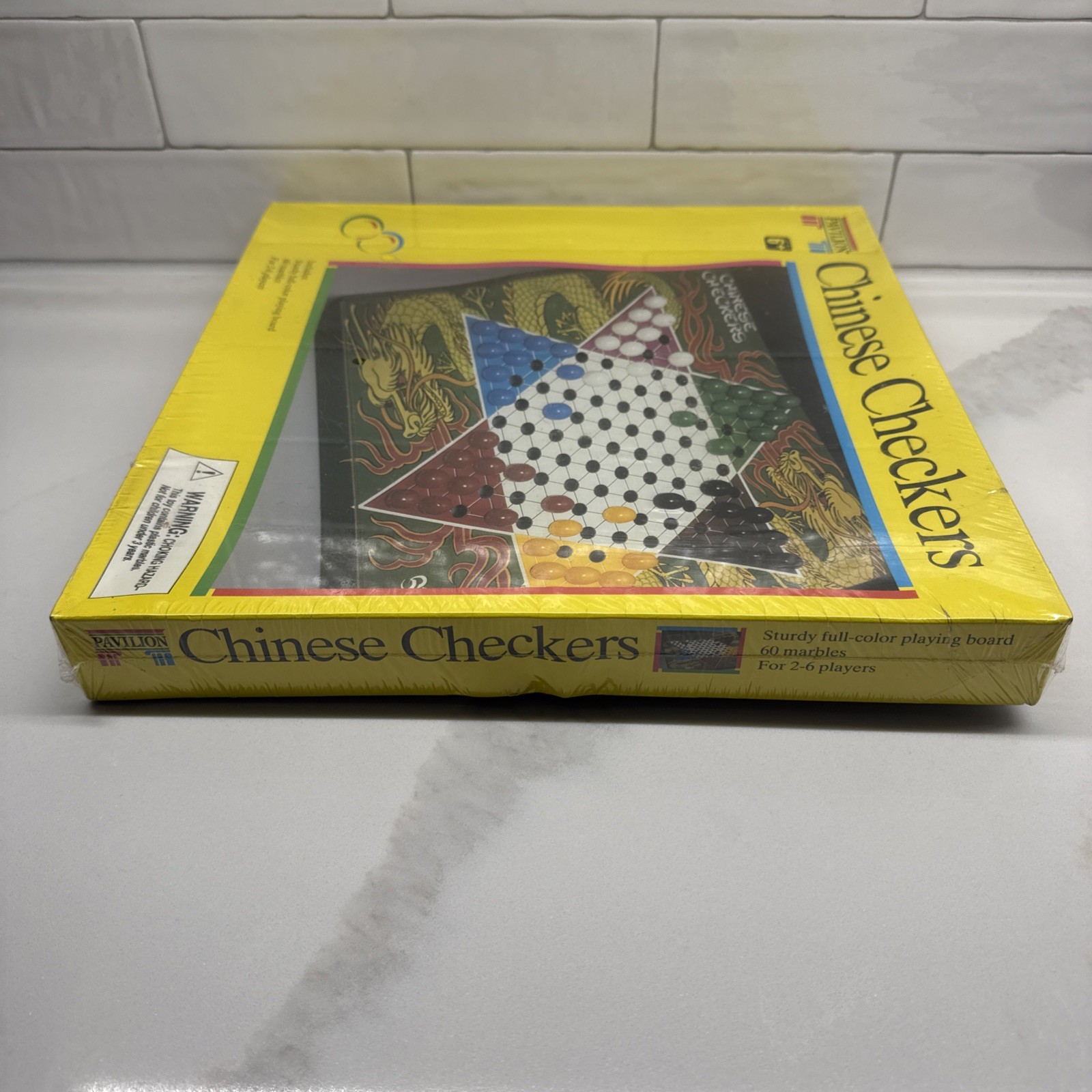 New Sealed Vintage 1992 Pavilion Chinese Checkers Game Age 6+ For 2-6 Players