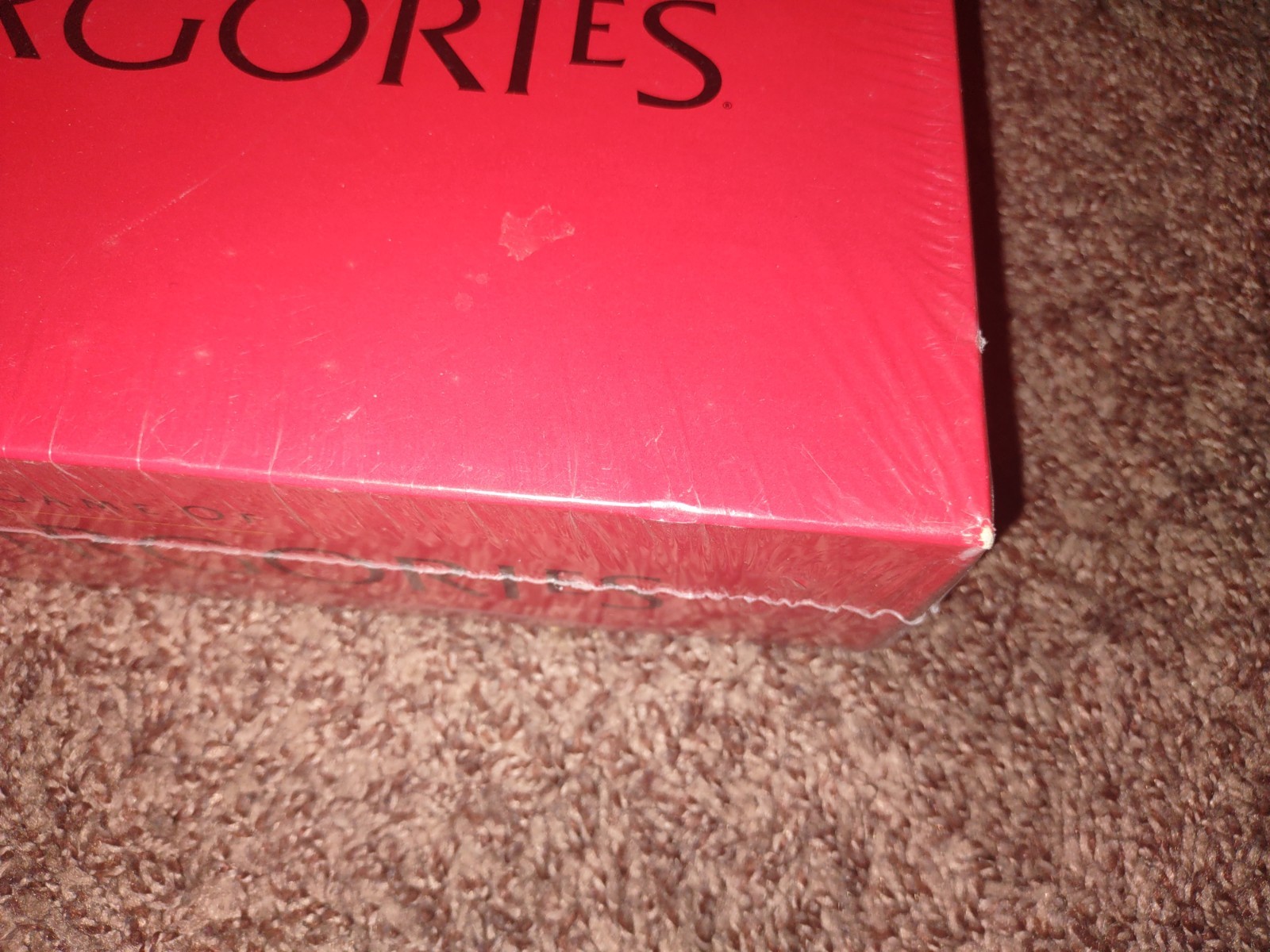 Vintage 1988 The Game of Scattergories Board Game Hasbro 1988 Sealed Nos