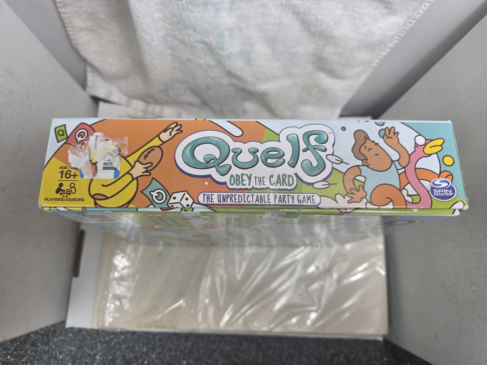 Spinmaster ” Quelf” Interactive Multi Player Board Game ( Complete)