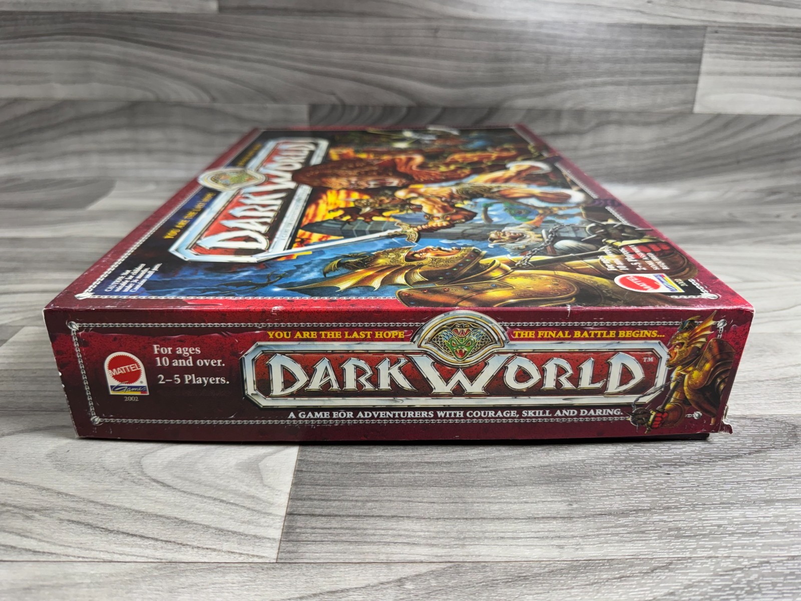 DARK WORLD FANTASY ADVENTURE BOARD GAME 1992 MATTEL INCOMPLETE AS IS