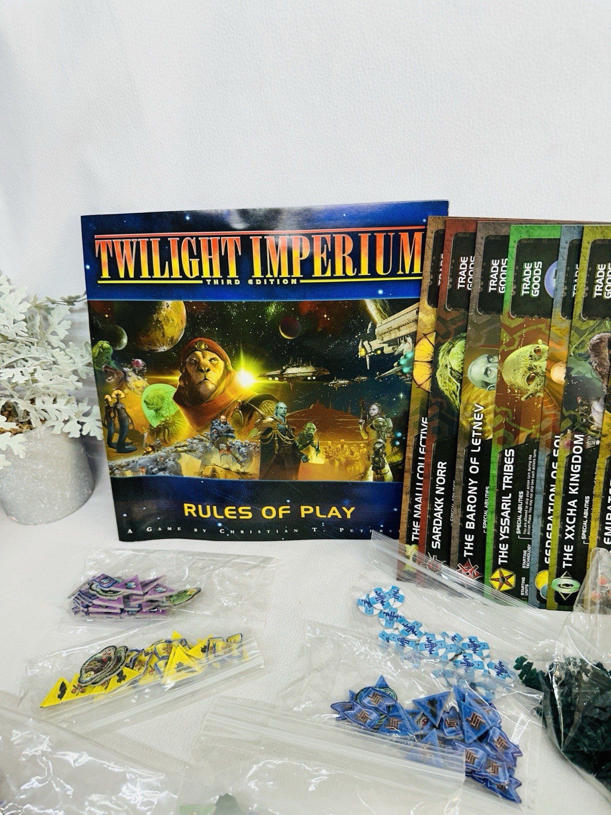 Twilight Imperium 3rd Edition 100% Complete Game Fantasy Board Game Damage Box