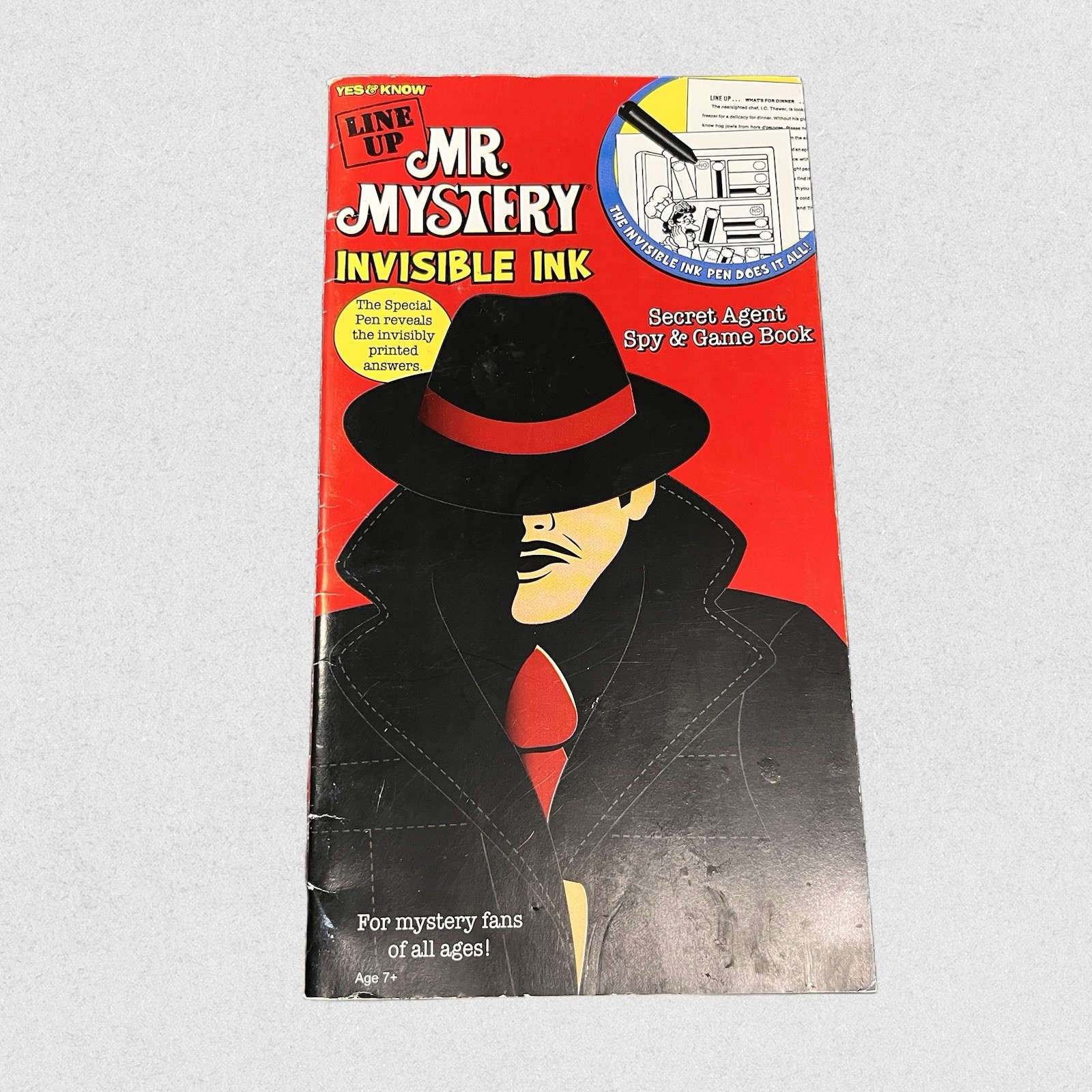 YES! KNOW Line Up Mr. Mystery Invisible Ink Children’s Game Book, Used