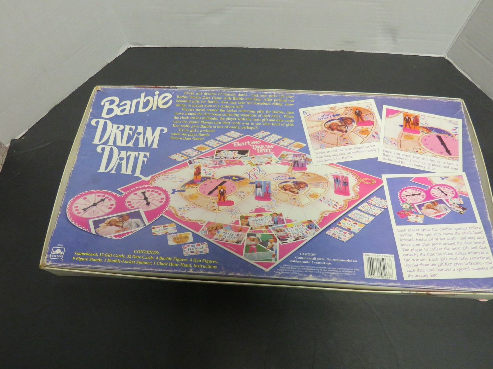 Vintage 1992 Barbie Dream Date Board Game