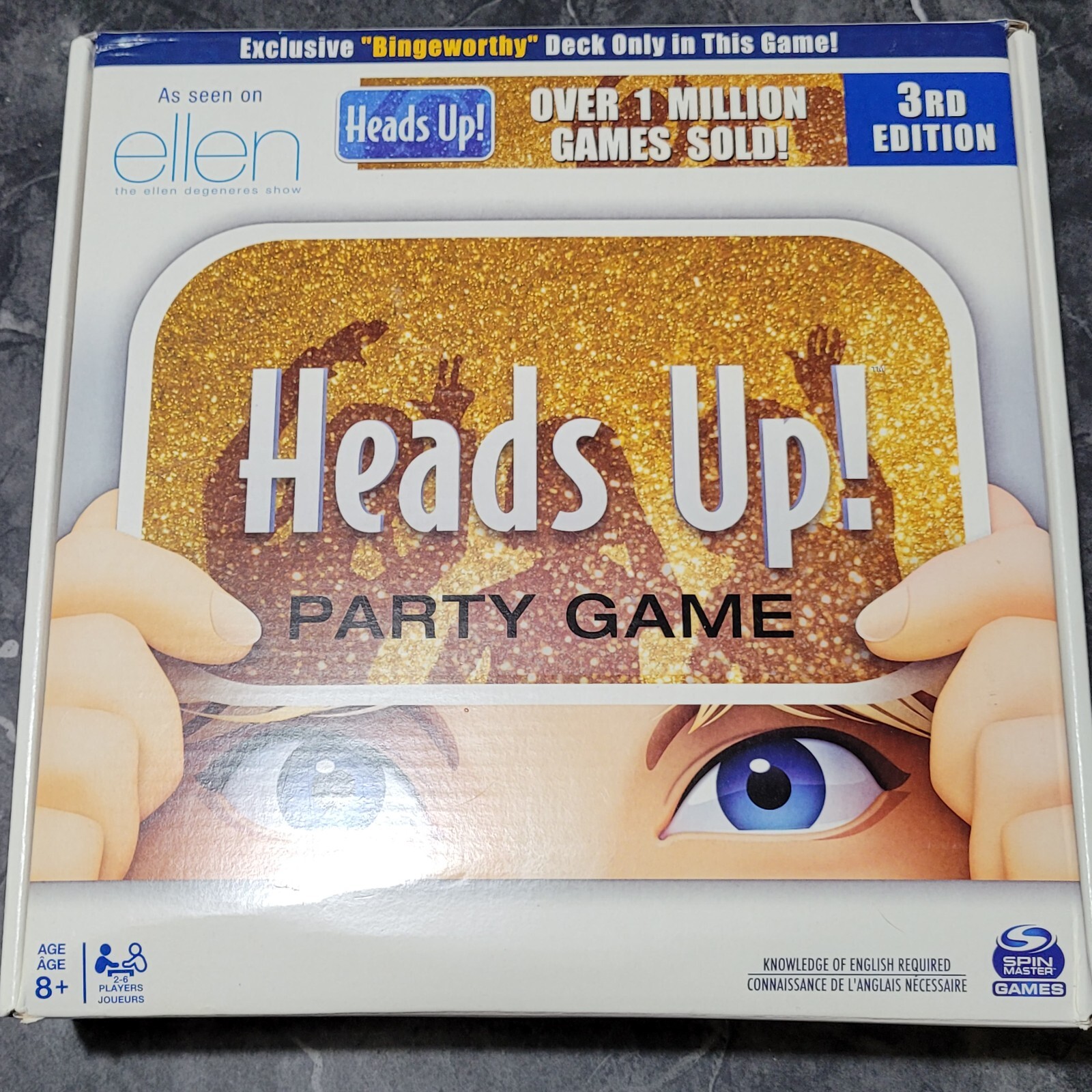 Heads Up Party Game 3rd Edition As Seen On Ellen 8+ Family Game Night!