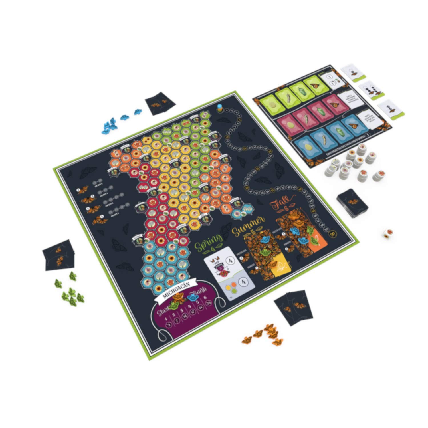 Alderac Entertainment Group Aeg Mariposas Board Game Play The Monarch Butterfly