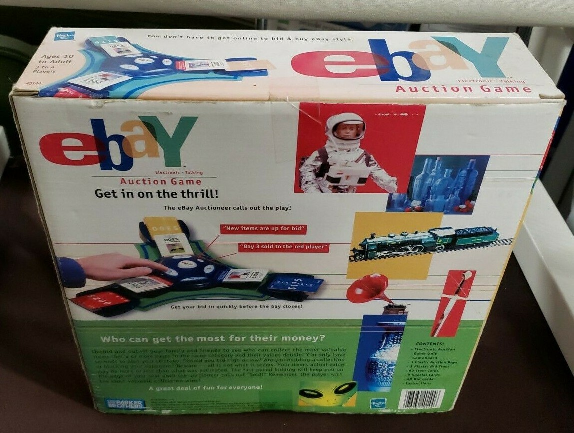 EBAY Electronic Auction Game NEW 2001 Hasbro Parker Brothers Ages 10+ Sealed