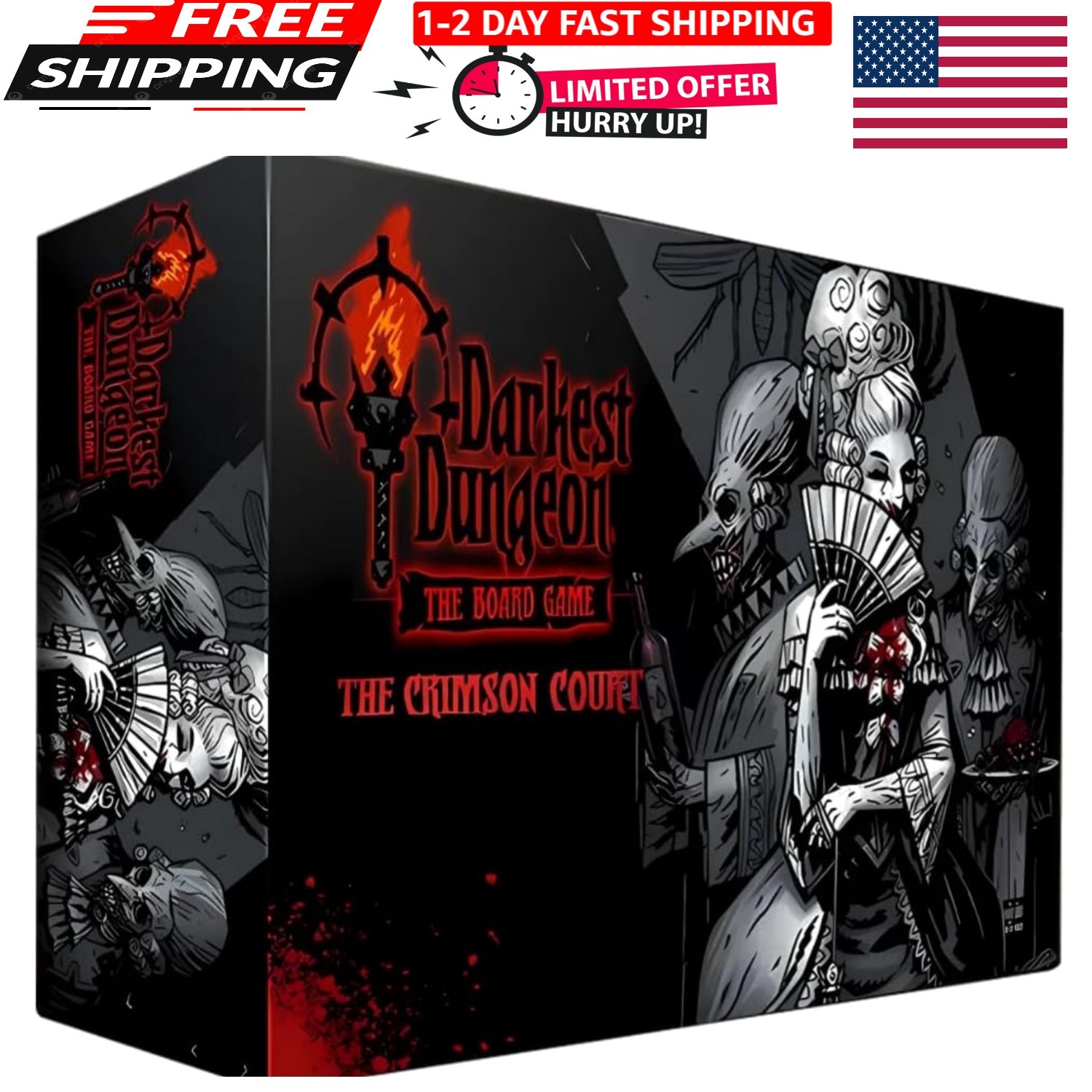 Mythic Games Darkest Dungeon: the Board Game – the Crimson Court Expansion