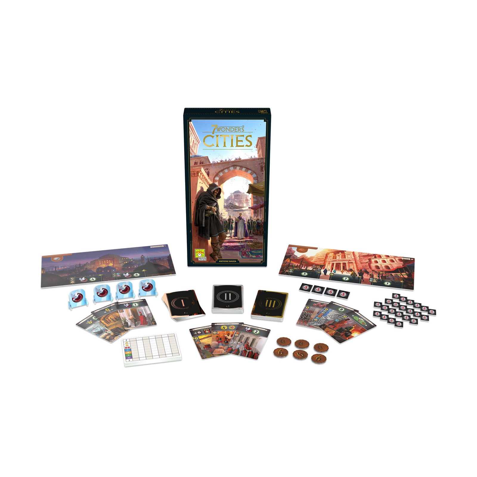 New – Repos Production 7 Wonders: Cities Expansion (New Edition) – Ages 10+
