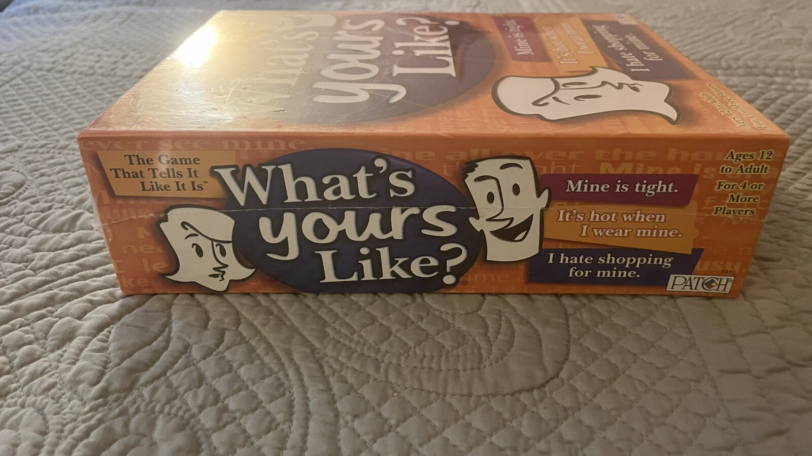 Patch – What’s Yours Like – Party Board Game – SEALED/NEW