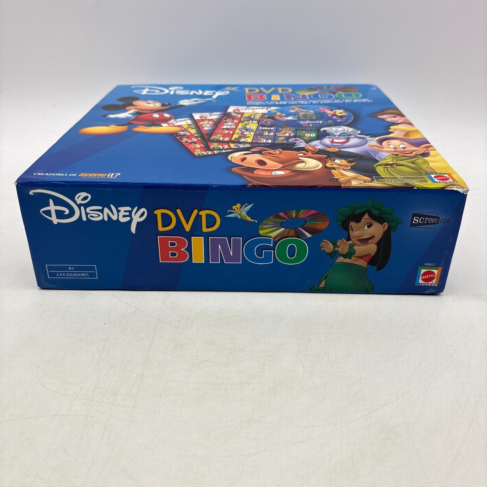 Disney DVD Bingo Game SPANISH Edition COMPLETE ScreenLife 2005 Mickey Mouse