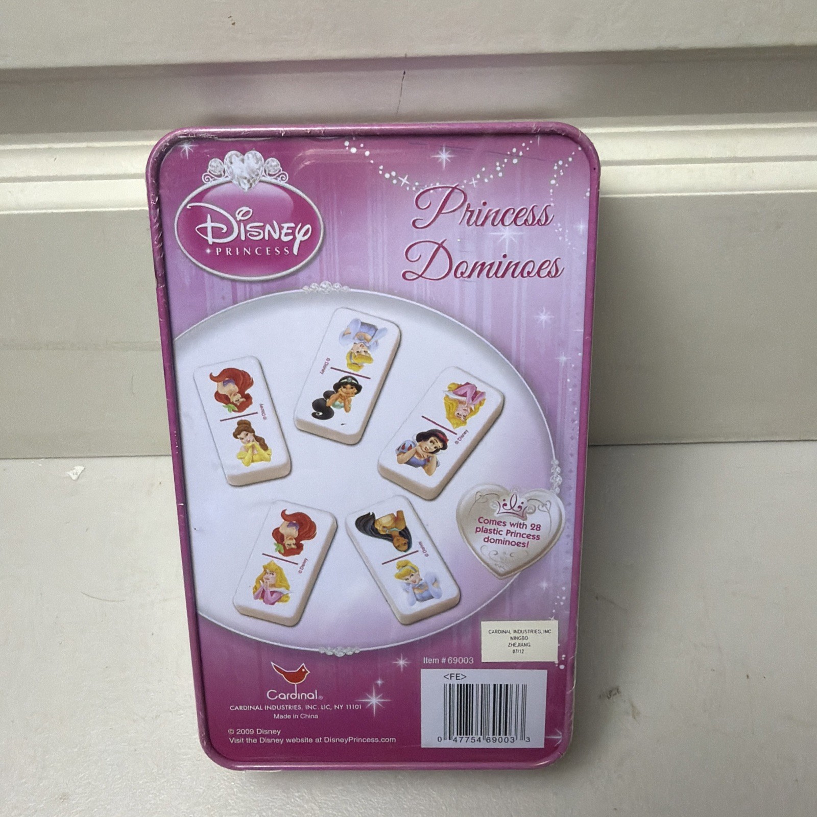 Disney Princess Dominoes Plastic Tile Game 28 Pieces New Fast Shipping