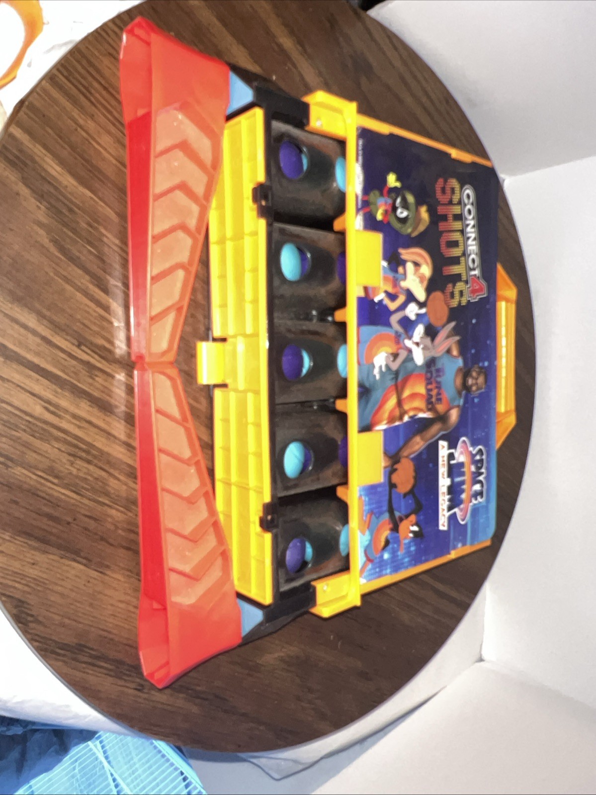Space Jam A New Legacy LeBron James Connect 4 SHOTS Tune Squad Board Game RARE!!
