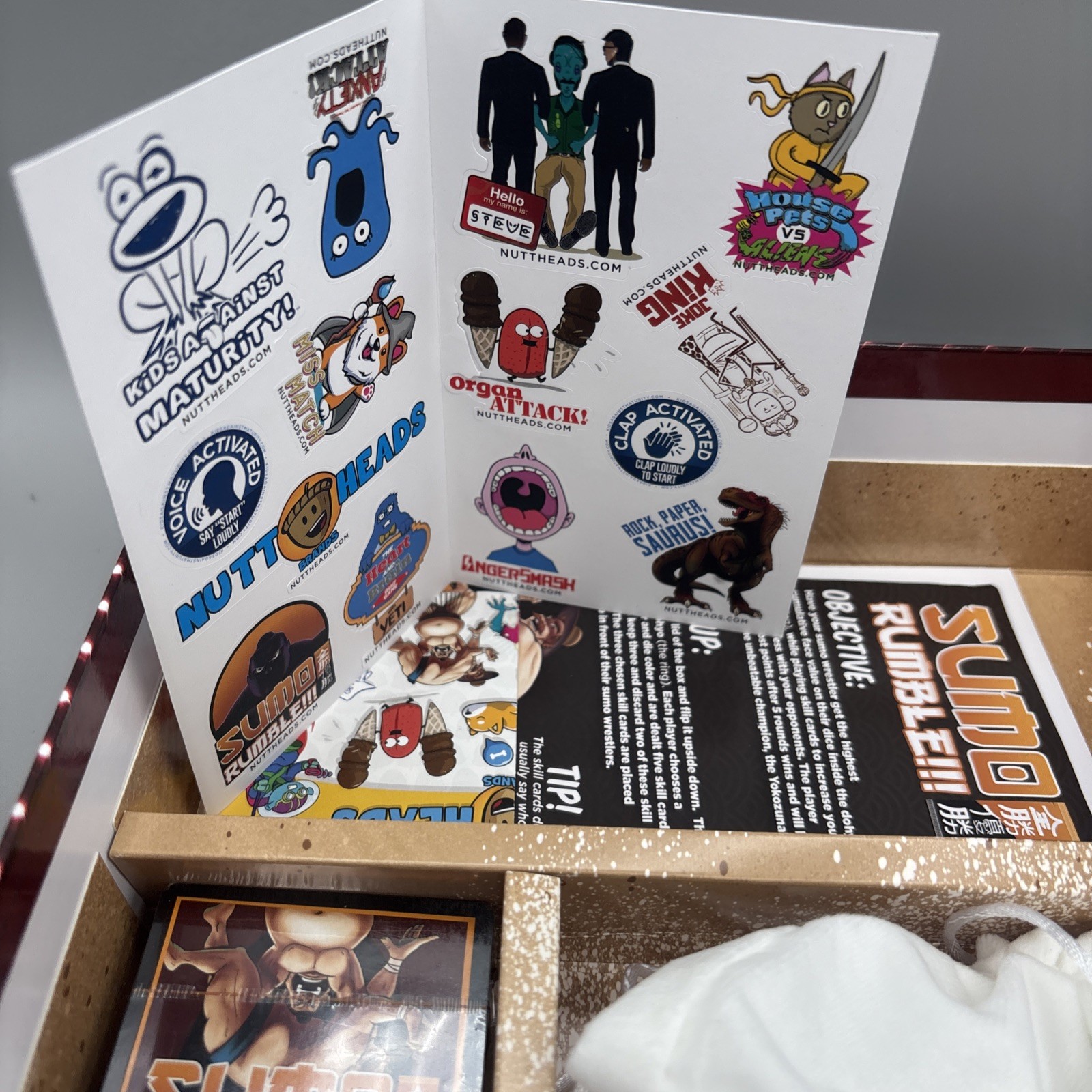 Nuttheads Brands Sumo Rumble!!! Fun and Exciting Party Game for 2 to 6 Players
