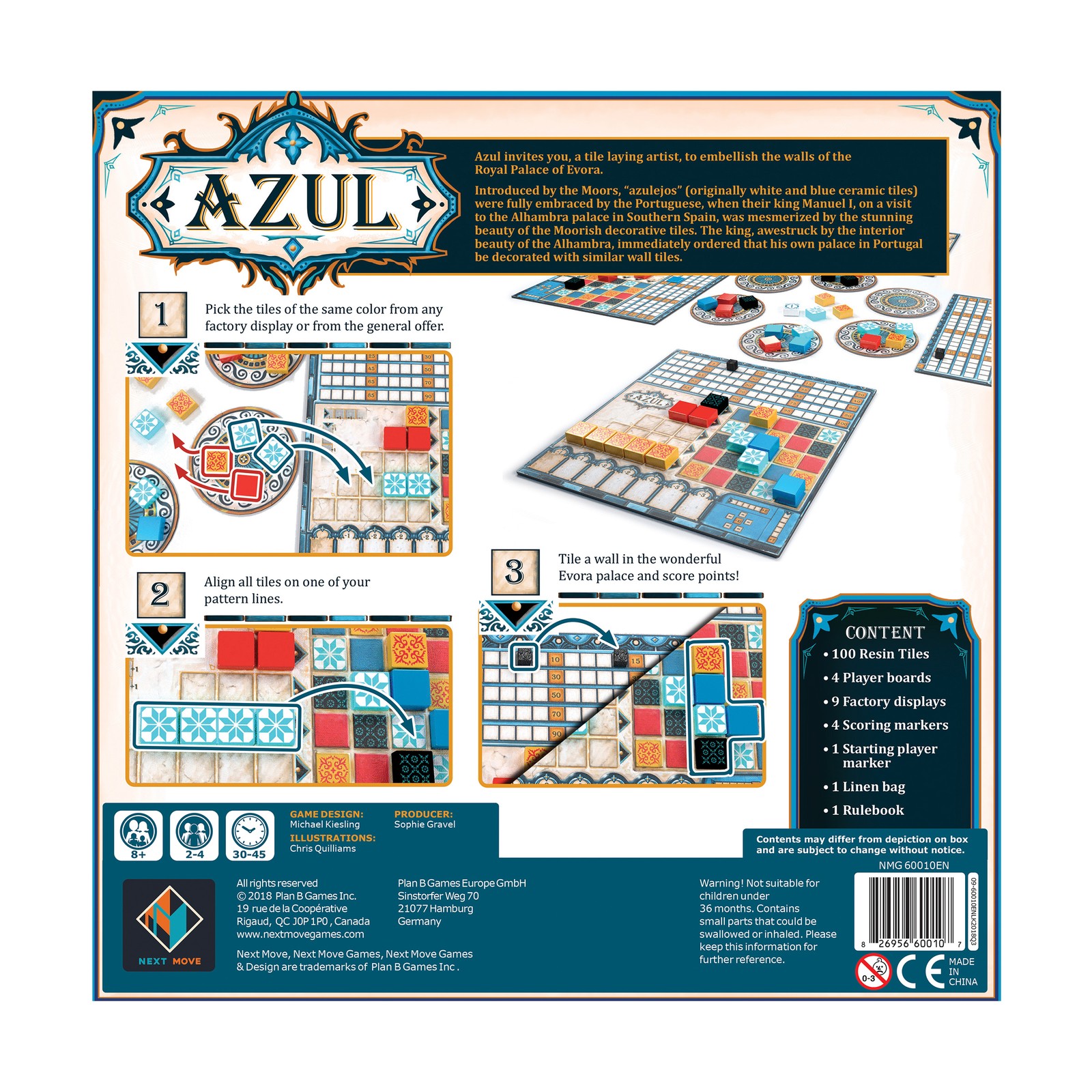 New – Next Move Games Azul – Ages 8+ | 2-4 players