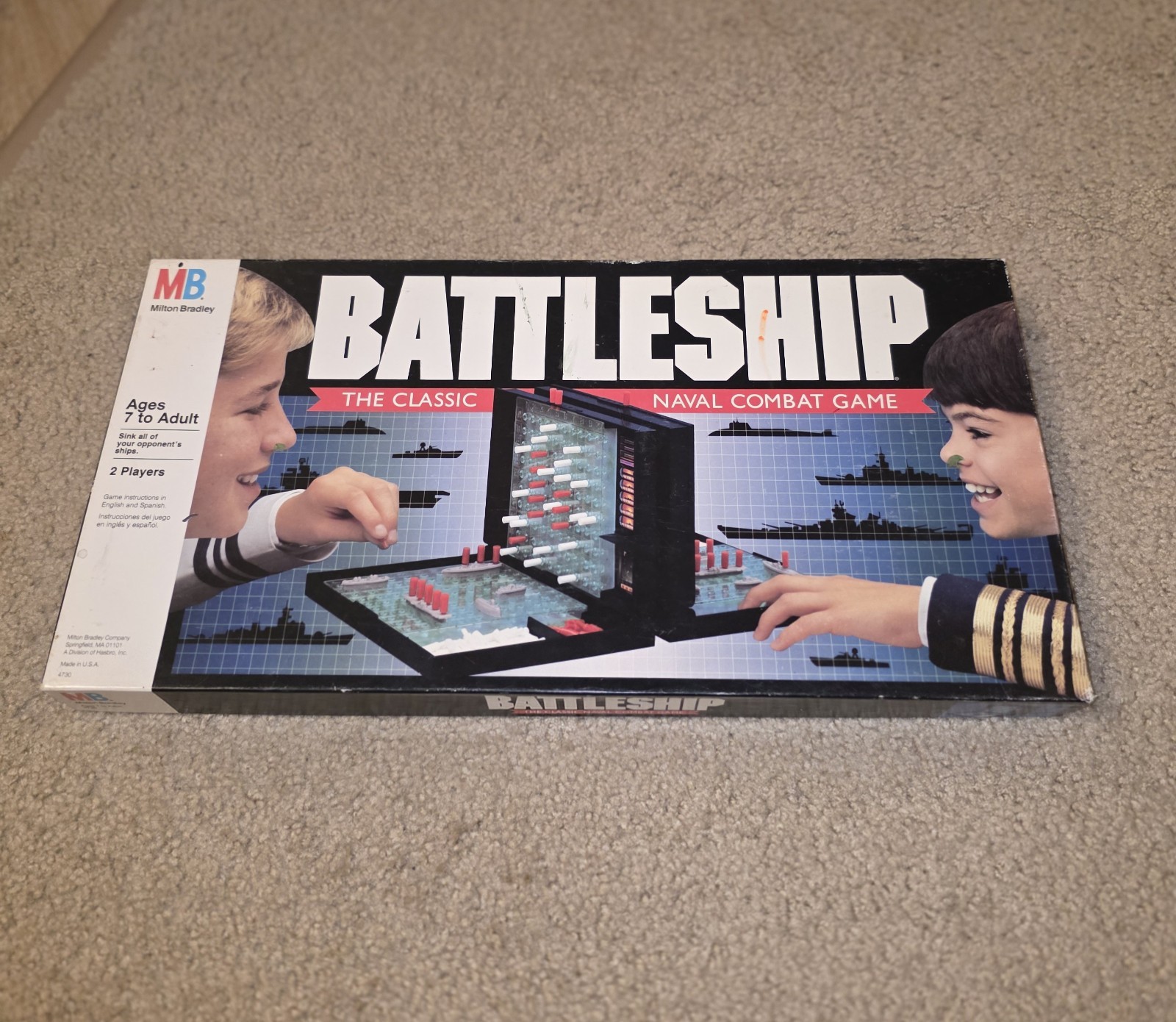 Vintage 1990 Milton Bradley Battleship Board Game Complete Classic