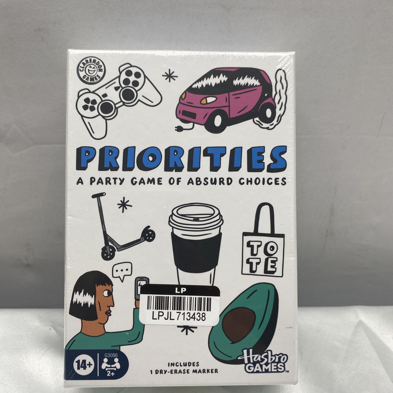 Hasbro Games Priorities Party Game Hilarious Game Of Absurd Choices