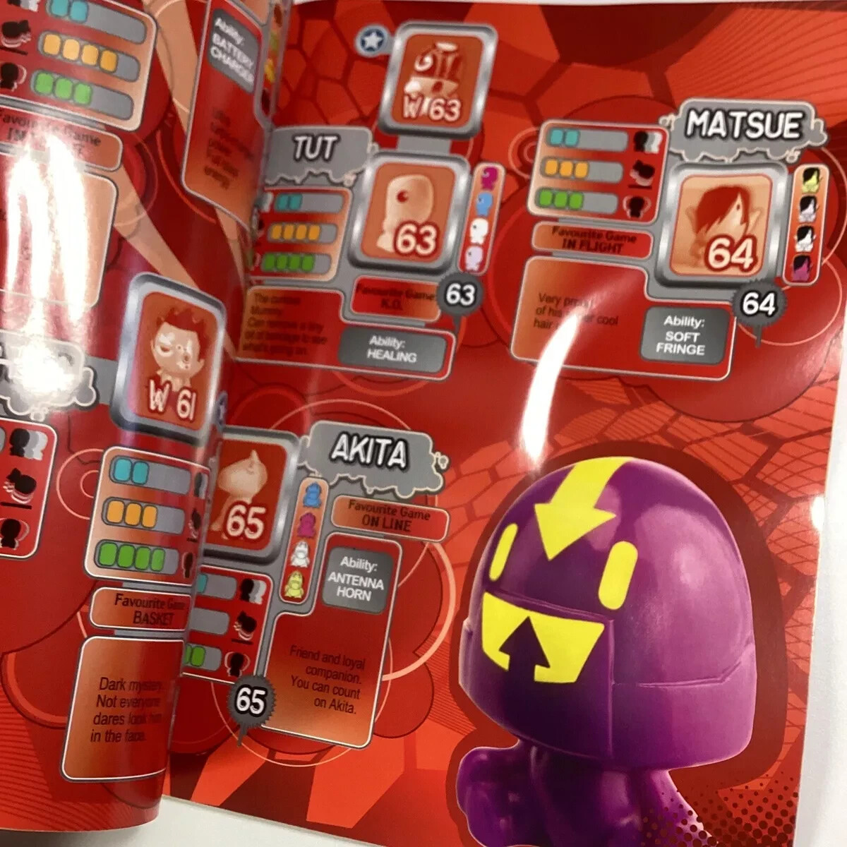 Crazy Bones Gogo’s Series 1 Sticker Album and Game Rules Book