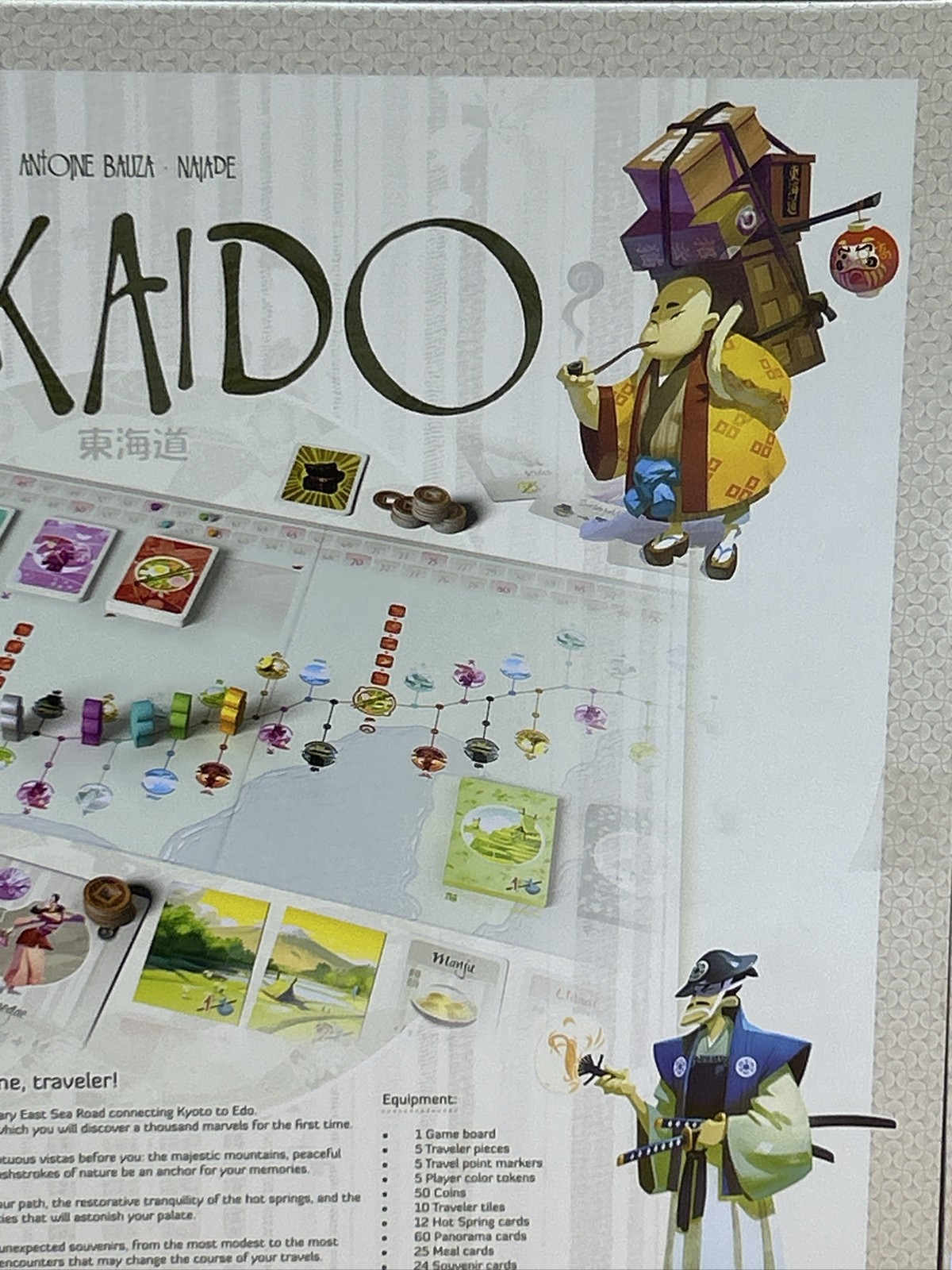 Tokaido Board Game Fun Forge Antoine Bauza Japanese Strategy. COMPLETE. All pcs.