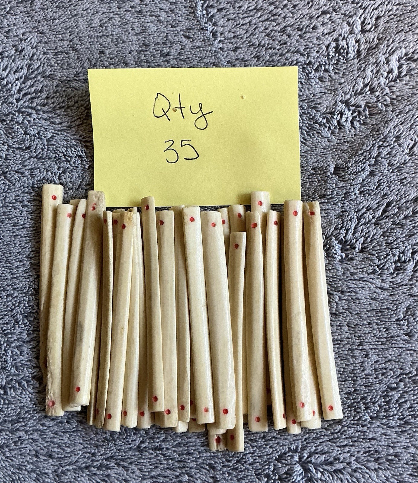 Vintage Mahjong Mah Jongg set 148 bamboo and Bovine bone tiles