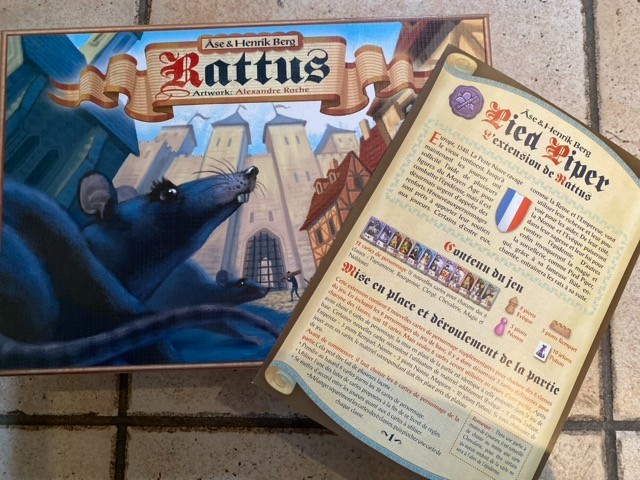*** RATTUS + PIED PIPER expansion – great family game MINT ***