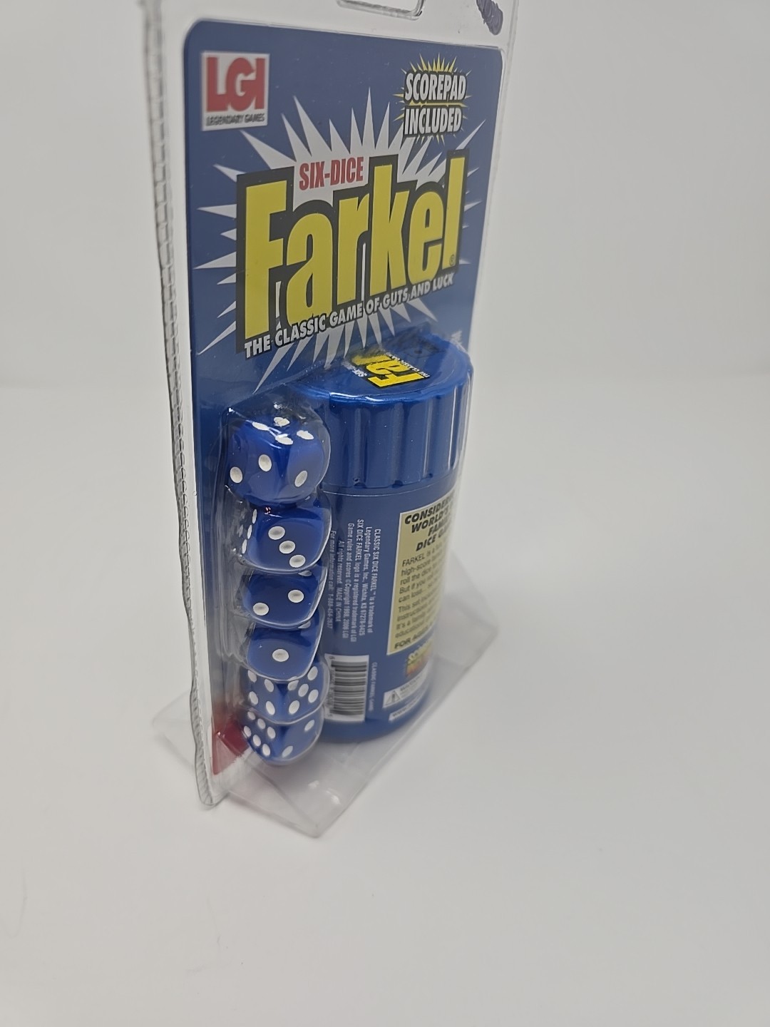 NEW – Six-Dice Farkel The Classic Game of Guts and Luck Legendary Travel Family