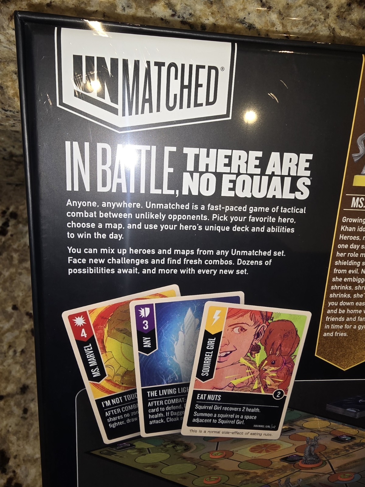 2022 Marvel Unmatched Game – Teen Spirit by Restoration Games Ms. Marvel