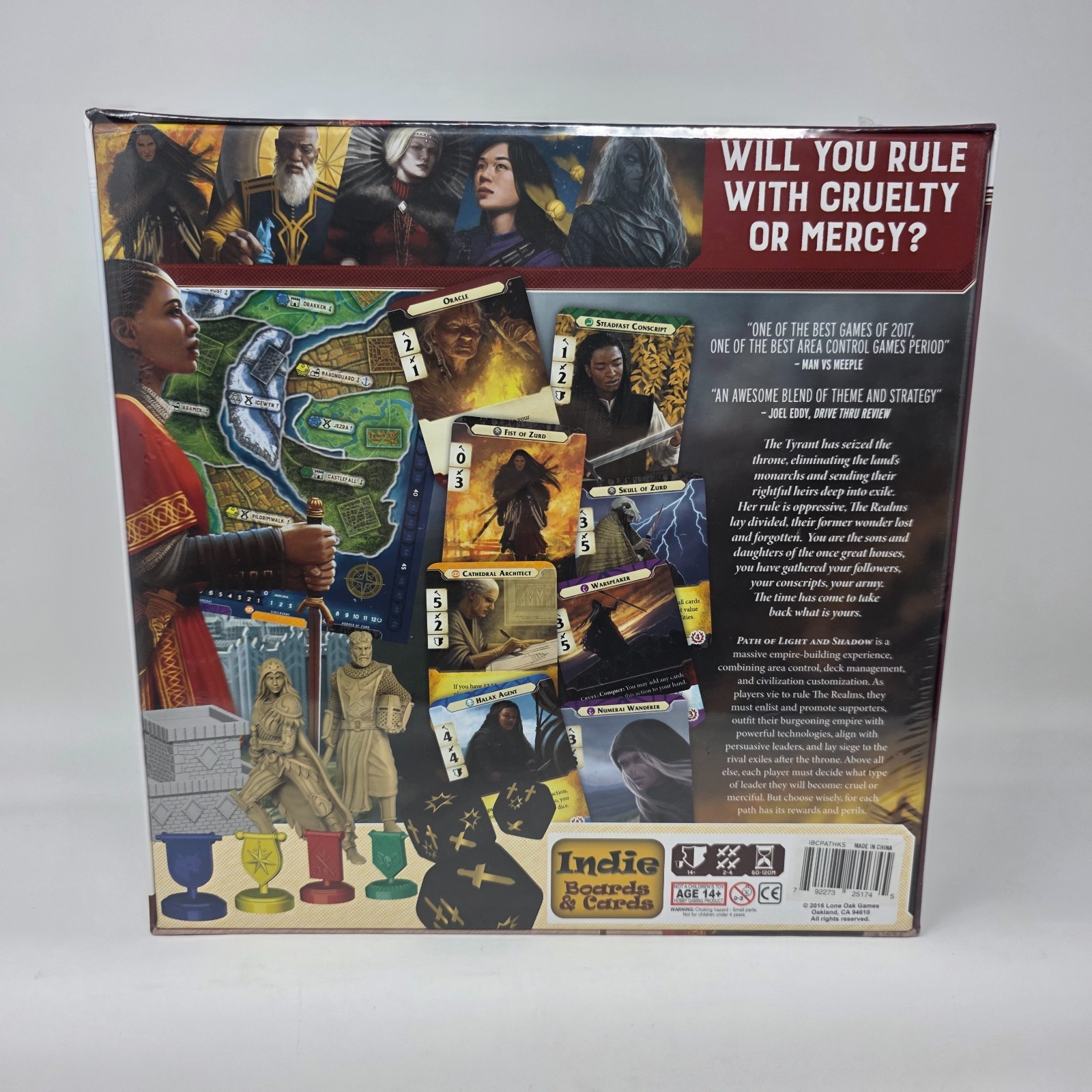 Path of Light And Shadow Board Game Indie Boards & Cards 2016 New Sealed