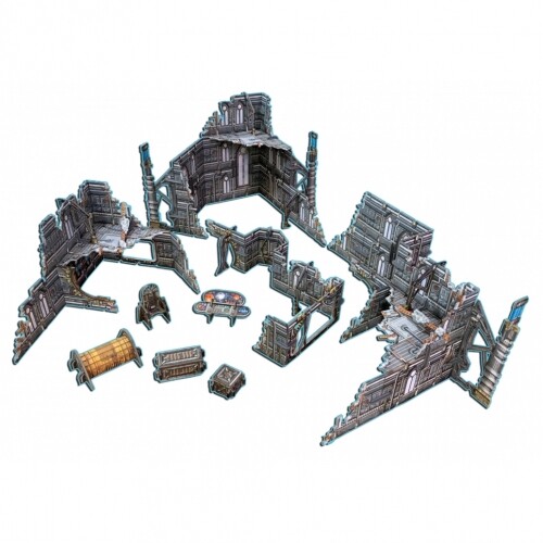 Tabletop Terrain – Gothic Ruins (159 Pieces) – English