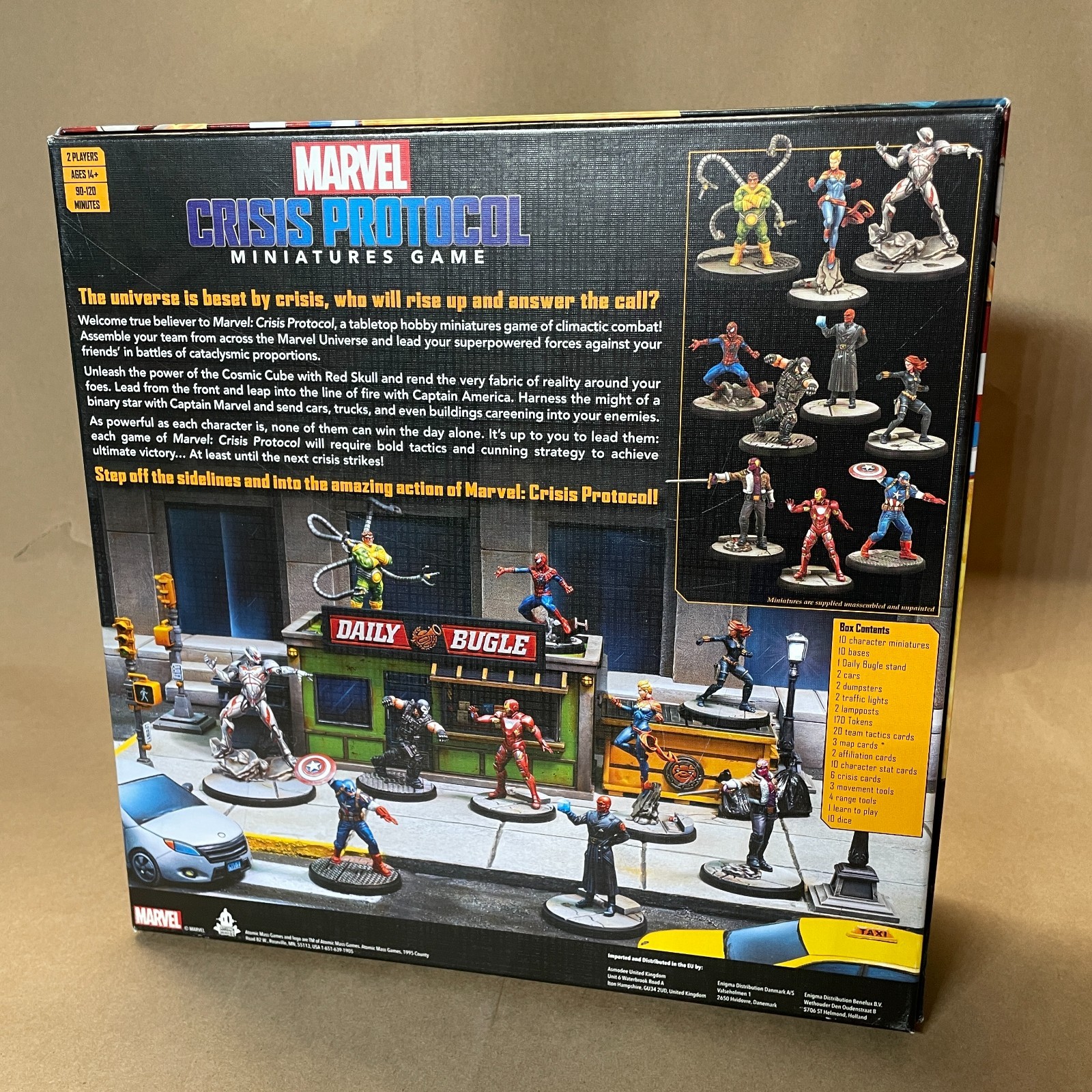 Marvel Crisis Protocol Miniatures Game Core Set New Unpunched Sealed In Open Box