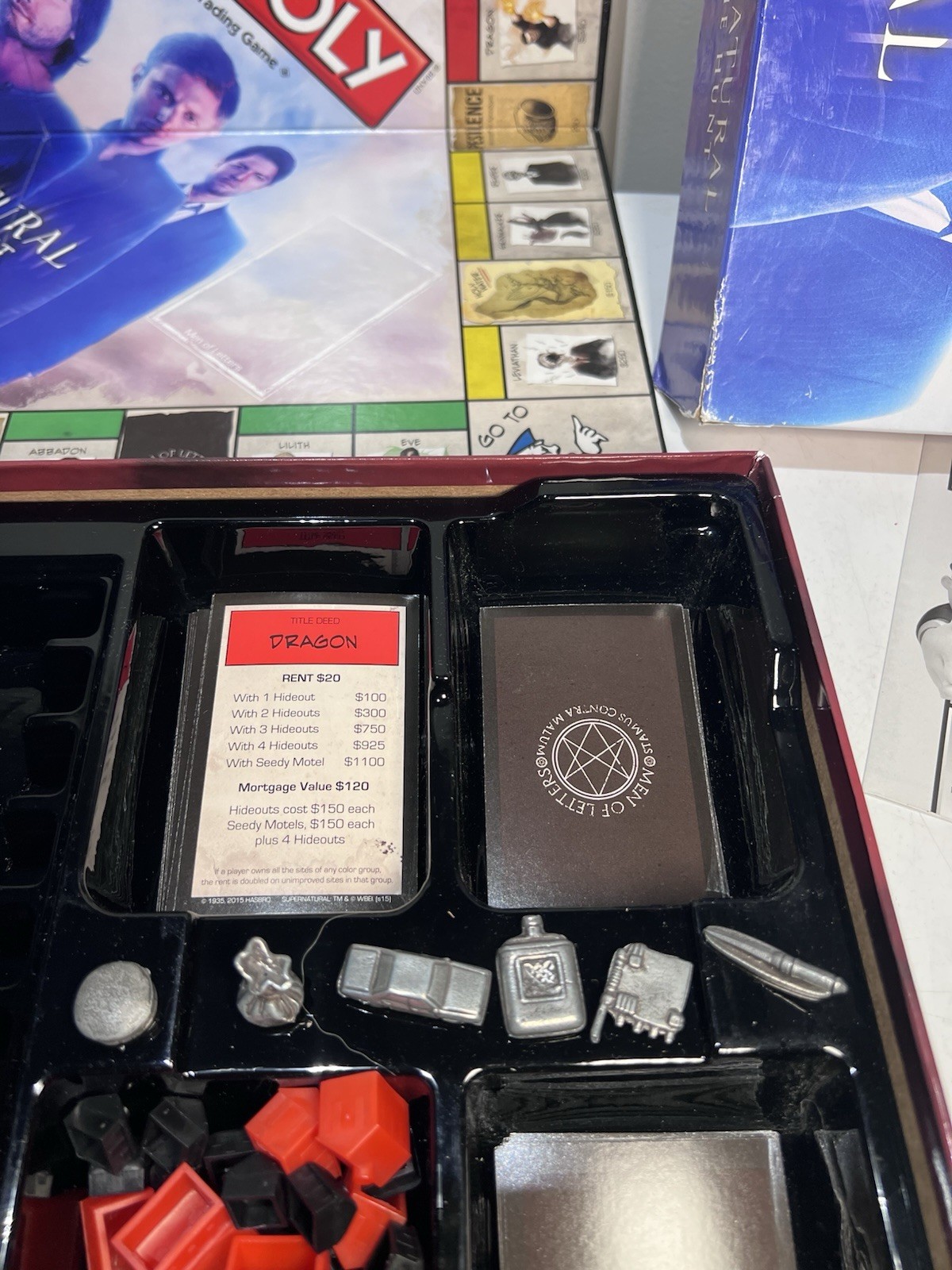 Monopoly Super Natural Join The Hunt Collectors Edition Complete Board Game 2015