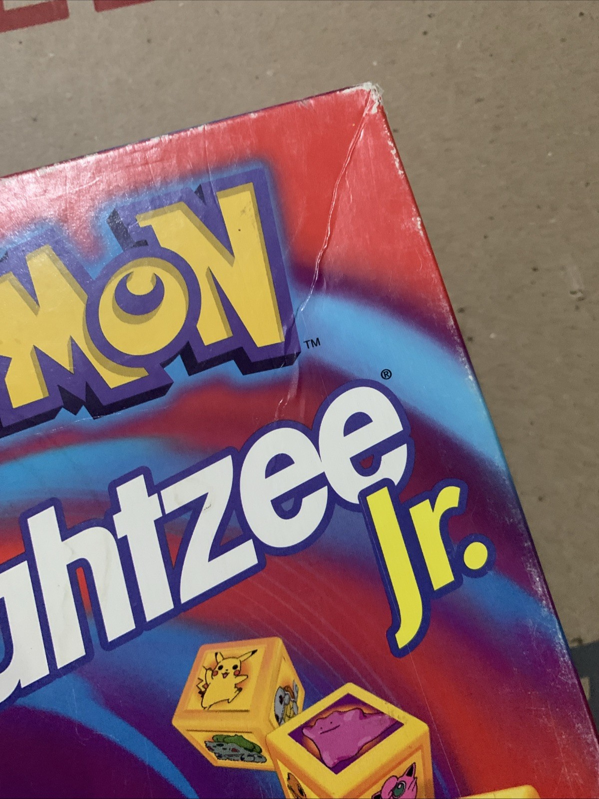 Vintage Pokemon Pikachu Yahtzee Jr. Board Game Milton Bradley 1999 *READ DESC!